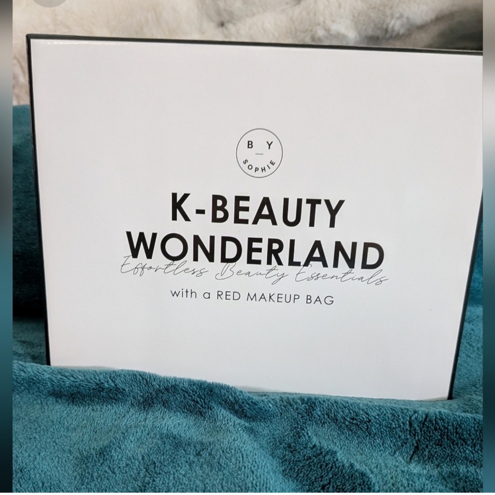 K-Beauty Wonderland Set with Red Makeup Bag